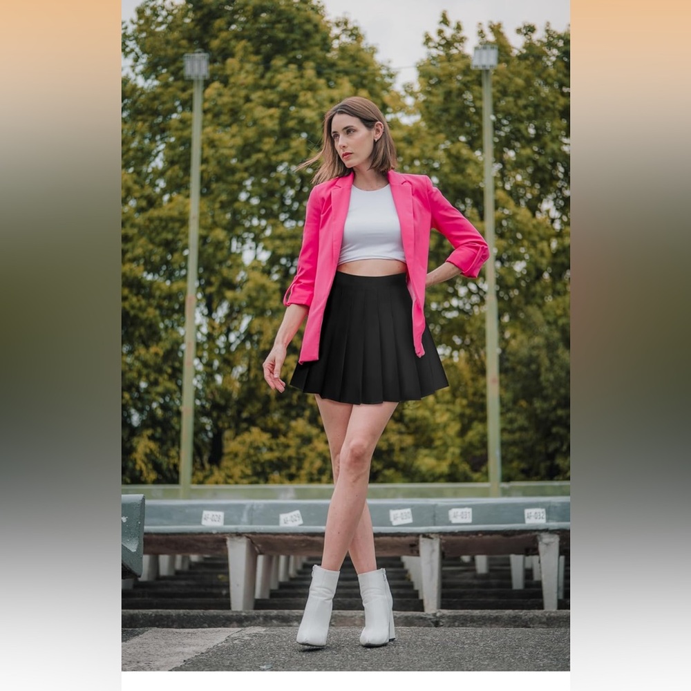 Black Pleated Skirt